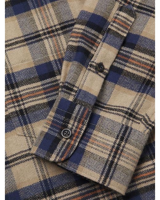Vince Gray Hasley Plaid Button-Front Shirt for men