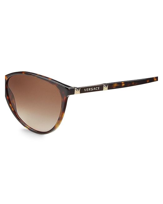 Versace Brown 58mm Cat Eye Sunglasses