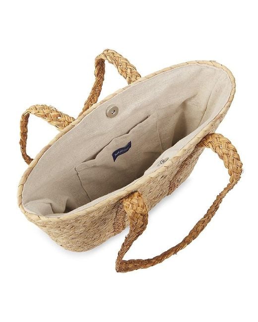 Hat Attack Natural Camden Woven Tote Bag
