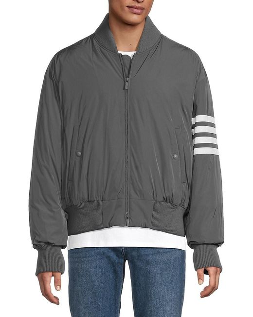 【トムブラウン】 Jackets - Oversized Jackets ジャケット Thom Browne Oversized Down Jacket in Gray for Men | Lyst