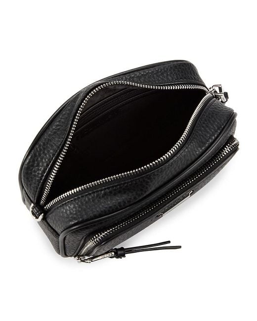 Calvin Klein Black Zulle Textured Camera Bag