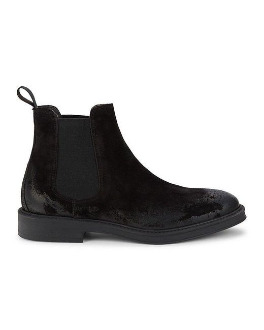 To Boot New York Wilford Suede Chelsea Boots in Black for Men | Lyst
