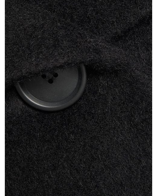 Mercer Collective Black Lori Cape-Hood Cocoon Coat
