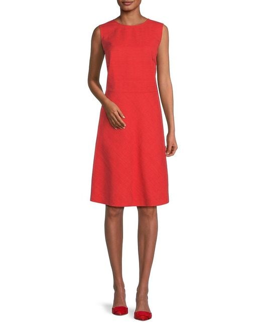 Akris red best sale dress
