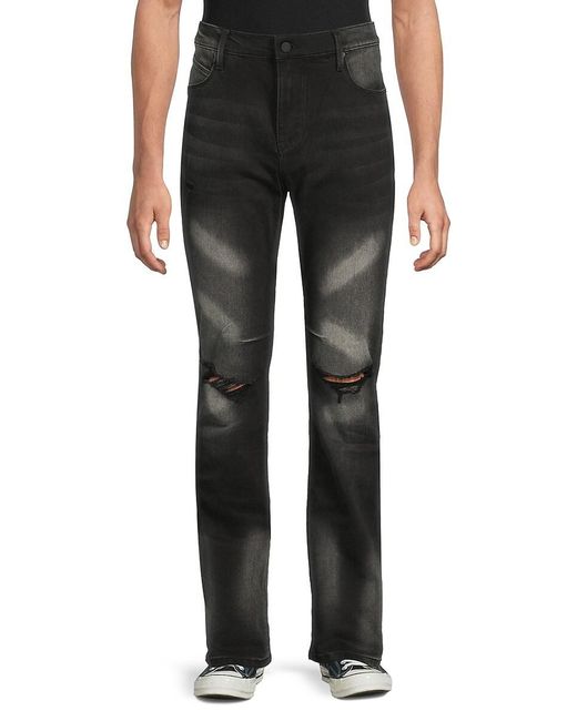 RTA Black Distressed Jeans for men