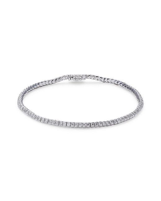 Saks Fifth Avenue 14k White Gold & 2.0 Tcw Diamond Tennis Bracelet in Metallic Lyst Canada