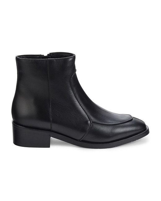 Aquatalia Caterina Leather Boots in Black | Lyst