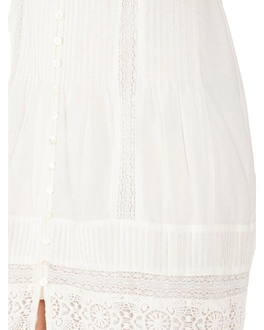 SECRET MISSION White Marina Lace Maxi Dress