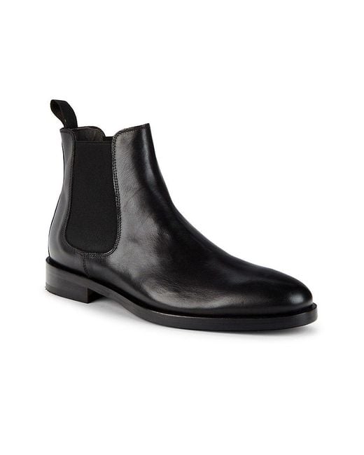 To Boot New York Nivens Leather Chelsea Boots in Black for Men | Lyst