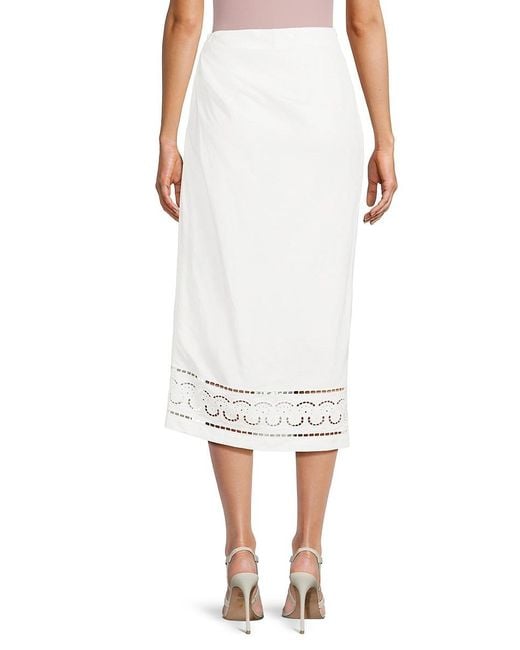 Embroidered 2024 wrap skirt