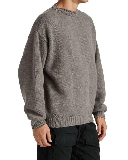 Fear Of God Overlapped Sweater in White for Men | Lyst Fear Of God Overlapped Sweater in White for Men | Lyst