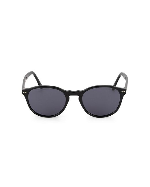 Kimeze Blue 54mm Round Sunglasses