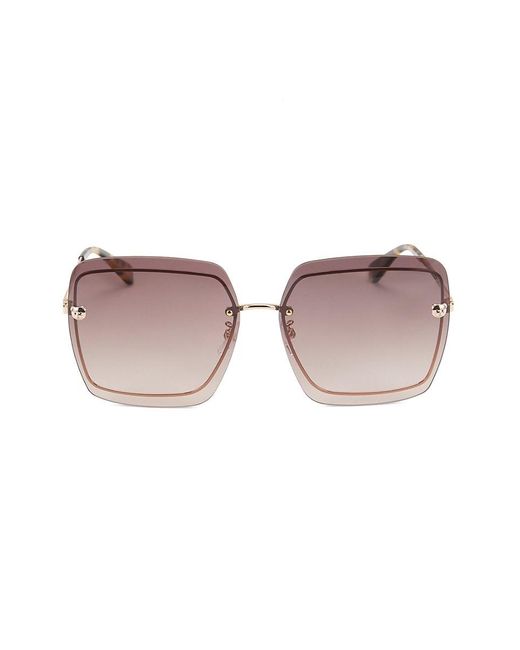 Moschino Pink 64Mm Oversized Sunglasses