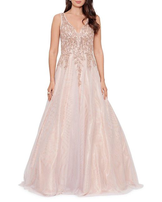 Xscape Embellished Ball Gown in Pink Lyst