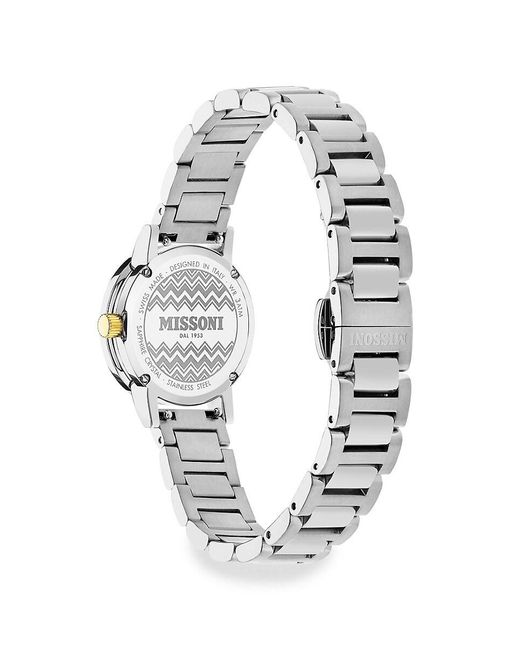 Missoni Blue Estate 27mm Stainless Steel Bracelet Watch