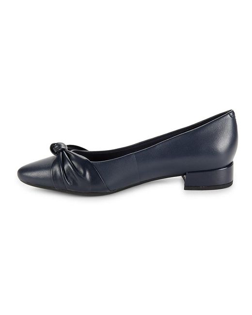 Easy Spirit Blue Secaster Pewter 25mm Knot Pumps
