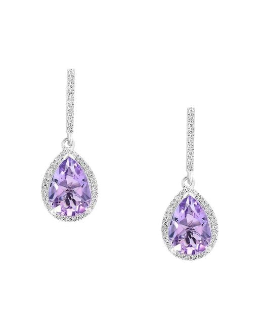 effy amethyst earrings