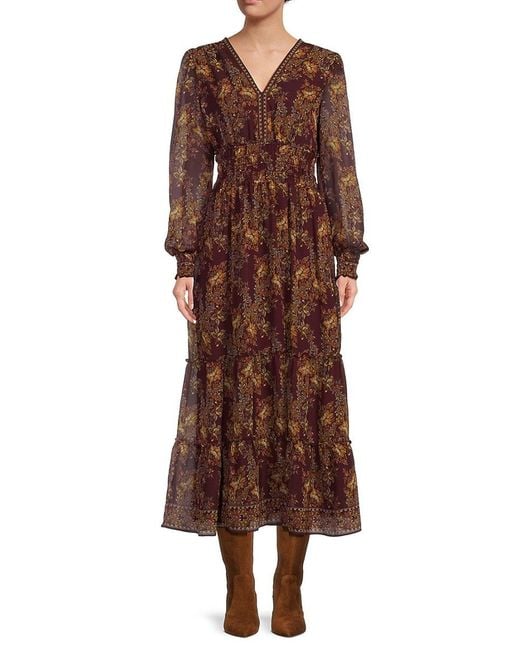 Max studio floral dress cheap