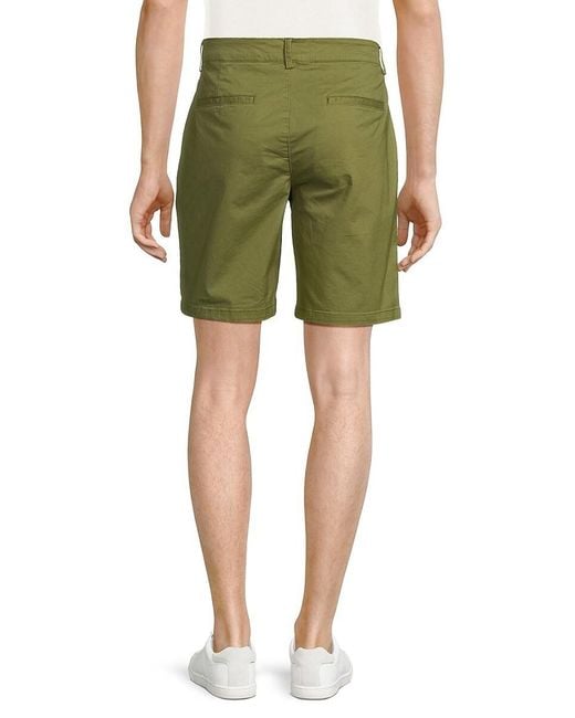 Saks Fifth Avenue Gray Solid Shorts for men