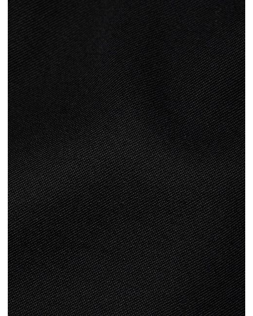 Nili Lotan Black Mariha Tailored Wool Midi-Skirt