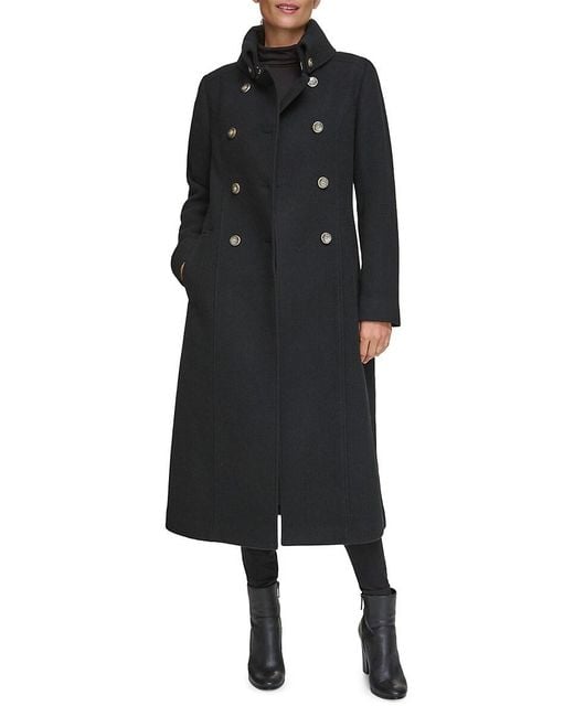 Guess double breasted wool blend coat new arrivals