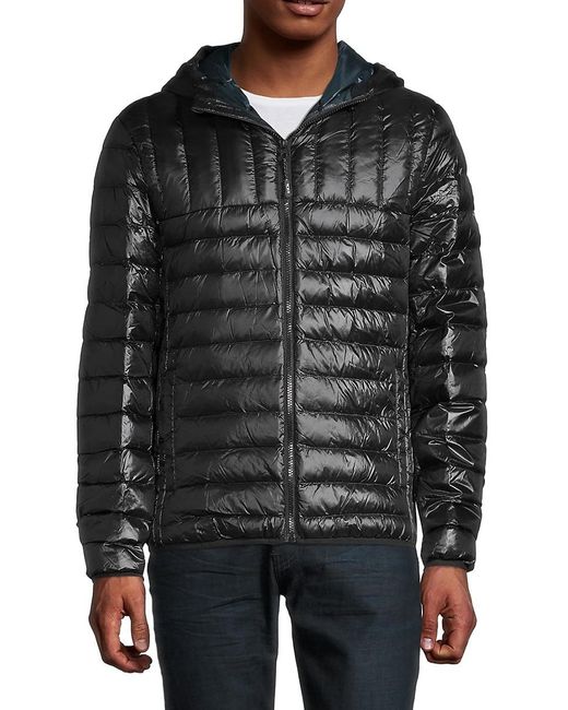 Tumi Down Puffer Jacket in Black for Men | Lyst