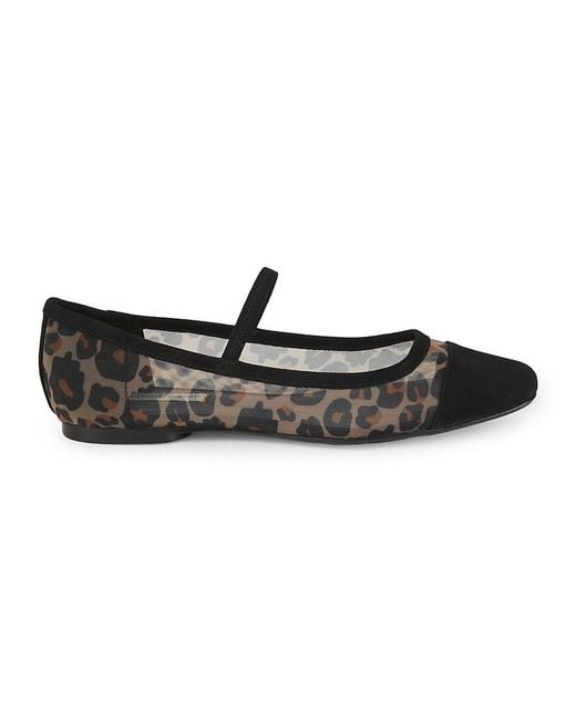 Saks Fifth Avenue Black Harper Mary Jane Flats