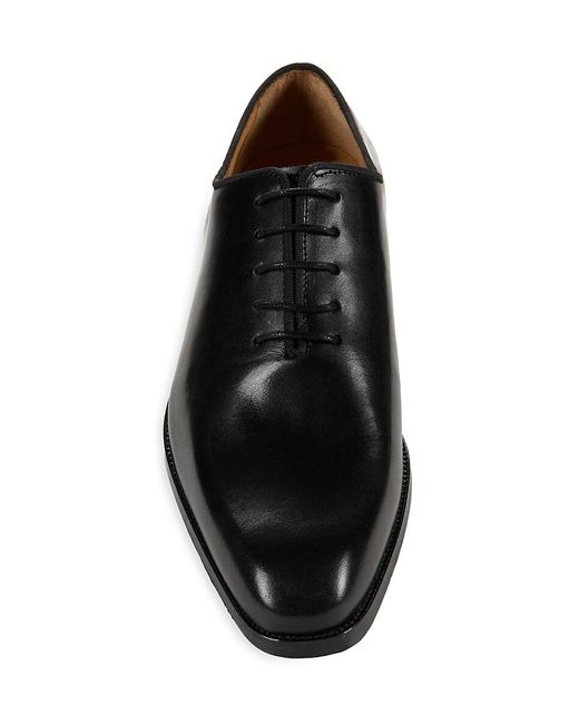Saks Fifth Avenue Black Jameson Leather Oxfords for men