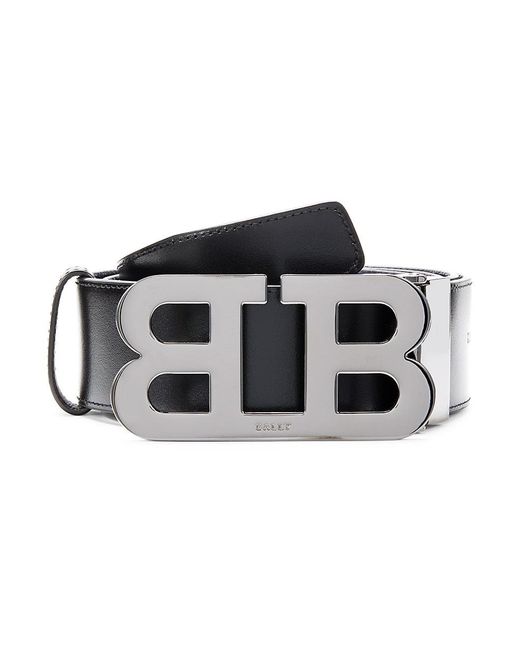 Navy blue top bally belt