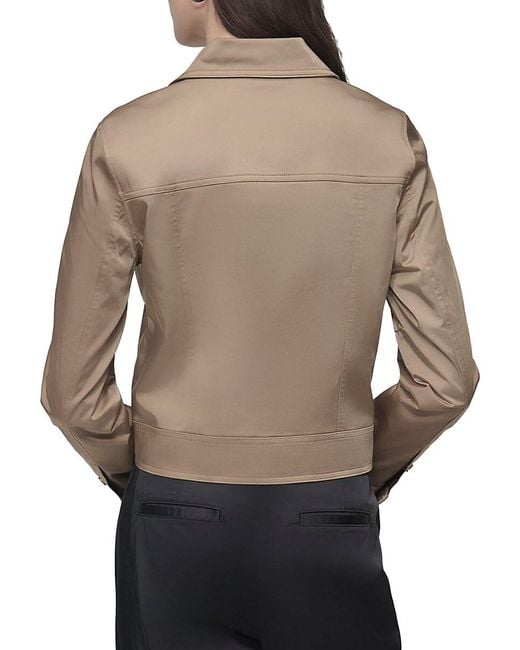 DKNY Blue Point Collar Trucker Jacket