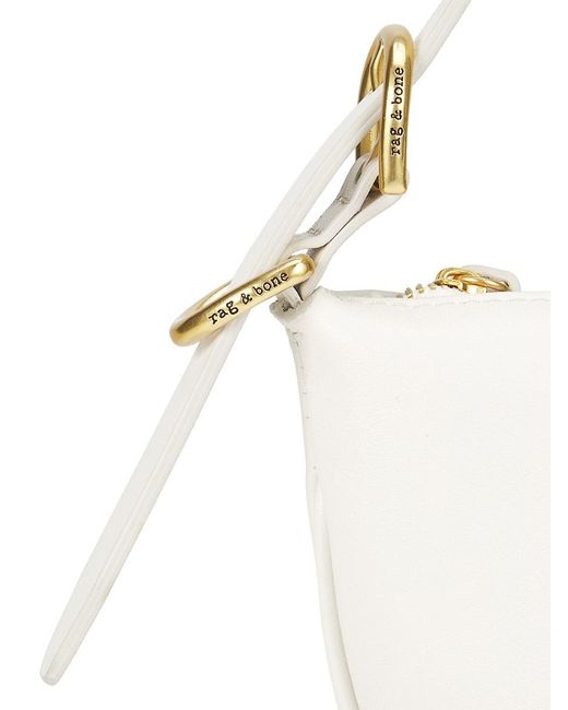 Rag & Bone White Mercer Leather Hobo Bag
