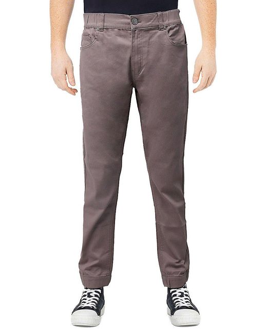 Xray Jeans Gray X Ray Twill Pants for men