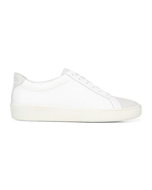 vince jana leather & suede sneakers
