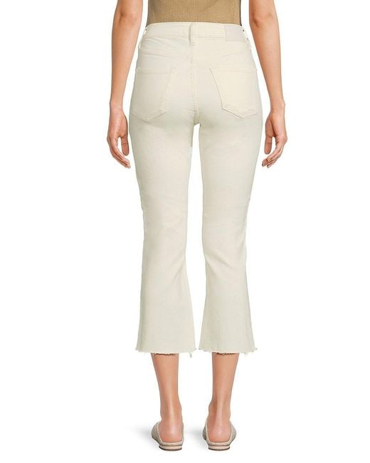 DKNY Natural High Rise Cropped Jeans