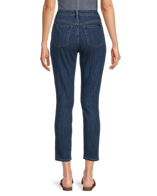 Joe's Jeans Blue The High Rise Curvy Ankle Jeans