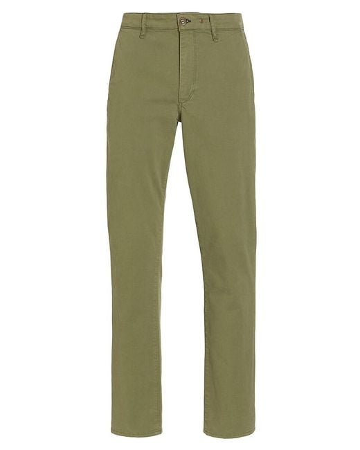 Rag & Bone Natural Fit 2 Slim Fit Twill Chino Pants for men