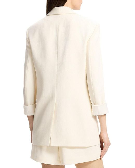 Theory Natural Shawl Collar Blazer