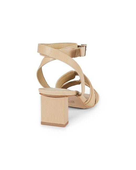 SCHUTZ SHOES Metallic Kyrie 65Mm Studded Block Sandals