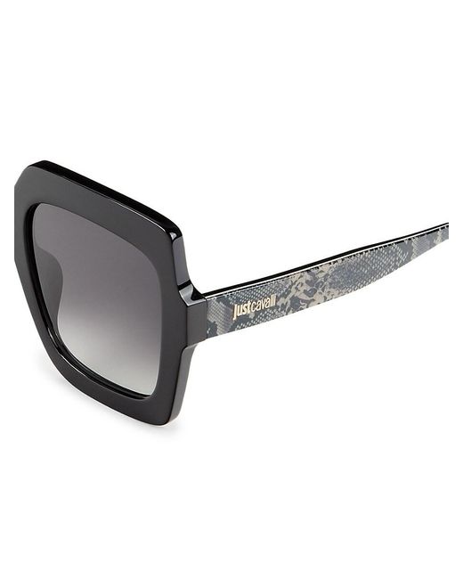 Just Cavalli Gray 53mm Square Sunglasses