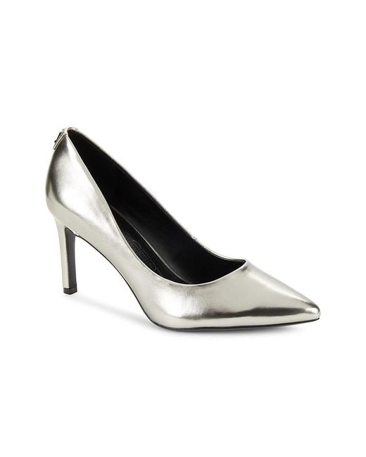 Karl Lagerfeld Glora 76Mm Metallic Pumps