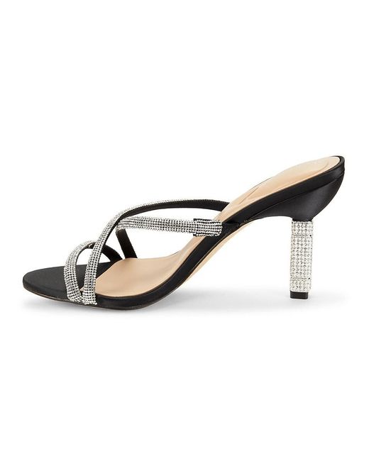 Charles David Black Carolyn 55mm Embellished Sandals