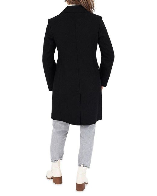 nine west wool blend coat