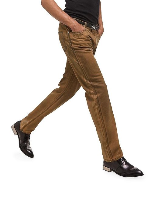 Helmut Lang Natural Worker Straight-Leg Jeans for men