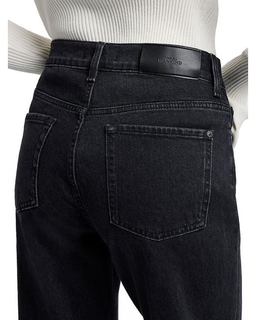 7 For All Mankind Black Logan Stovepipe Jeans
