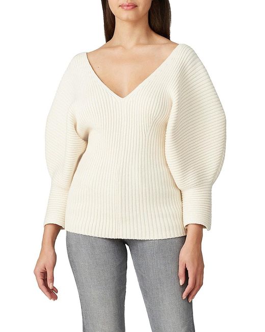 Mara Hoffman Olia Dolman Sweater in White Lyst Canada