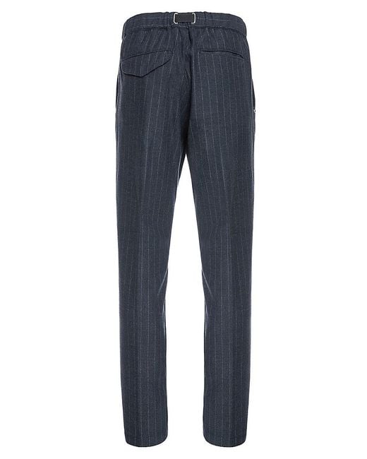 White Sand Red Houndstooth Flat-Front Pants for men