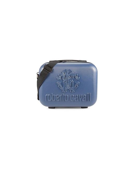 Roberto Cavalli Blue Classic Hard Shell Cosmetic Case