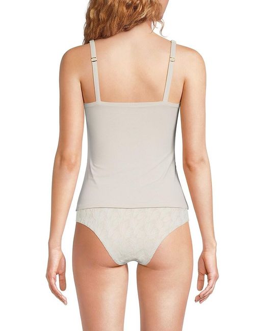 Bleu Rod Beattie Red Ring Detail Tankini Top