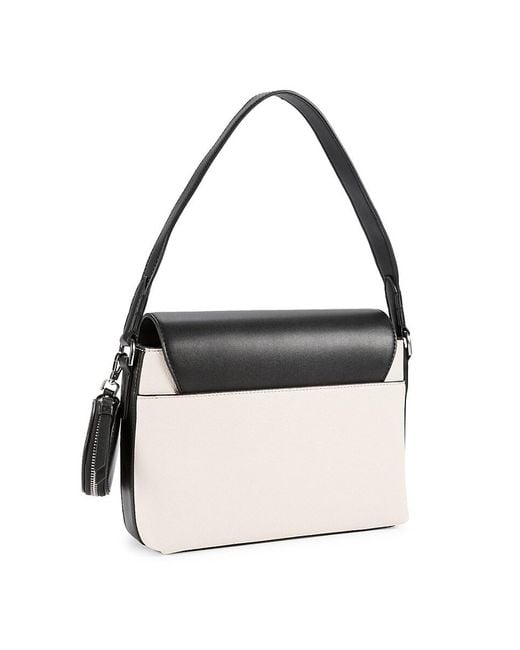 Calvin Klein Black Millie Two Tone Shoulder Bag