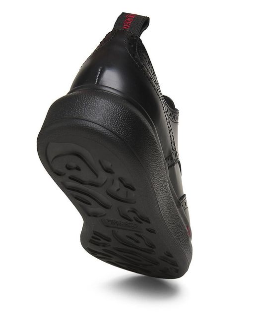 Alexander McQueen Black 40Mm Leather Brogues